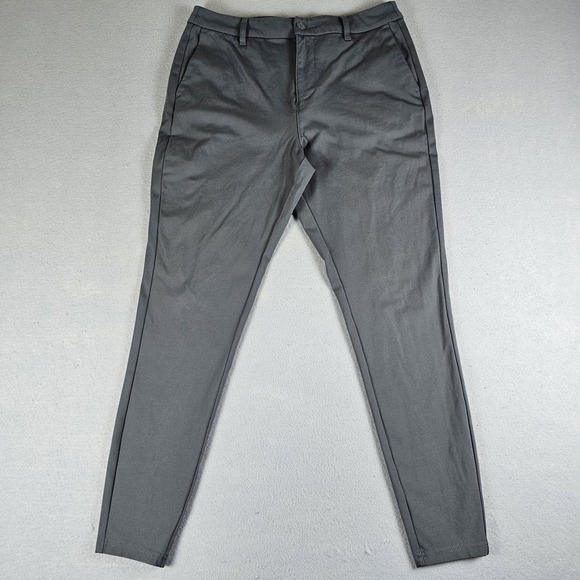BYLT Basics Pants - BYLT Everyday Pants Womens Large Ash Gray Lightweight Office Casual Stretch